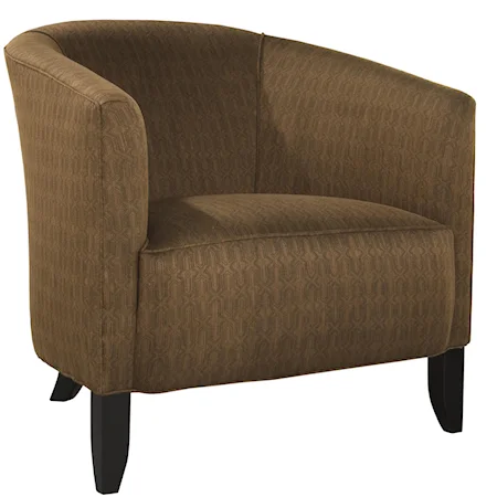 Traditional Nicolette Accent Chair with Tapered Legs